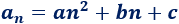 a(n) = an² + bn + c Recordamos el concepto de progresión aritmética (de primer orden); definimos progresión aritmética de segundo orden, proporcionamos la fórmula para sumar sus primeros términos y resolvemos algunos problemas. Matemáticas.