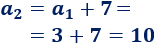 a(2) = 10 Recordamos el concepto de progresión aritmética (de primer orden); definimos progresión aritmética de segundo orden, proporcionamos la fórmula para sumar sus primeros términos y resolvemos algunos problemas. Matemáticas.