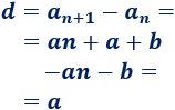 d = a(n+1) - a(n) = a Recordamos el concepto de progresión aritmética (de primer orden); definimos progresión aritmética de segundo orden, proporcionamos la fórmula para sumar sus primeros términos y resolvemos algunos problemas. Matemáticas.