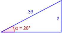 Problemas resueltos de trigonometría básica: seno, coseno y tangente. Definimos las razones trigonométricas como la razón de los lados de un triángulo rectángulo. También usaremos las funciones inversas. Secundaria. Bachillerato. Geometría plana. Trigonometría. Matemáticas.