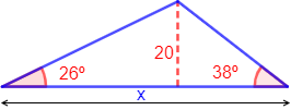 Problemas resueltos de trigonometría básica: seno, coseno y tangente. Definimos las razones trigonométricas como la razón de los lados de un triángulo rectángulo. También usaremos las funciones inversas. Secundaria. Bachillerato. Geometría plana. Trigonometría. Matemáticas.